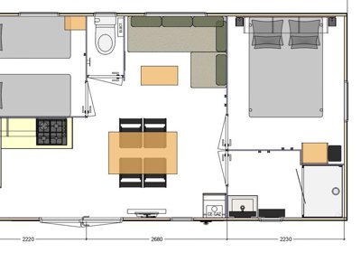 mobil-home - Les Cantarelles - Ciela Village photo 7