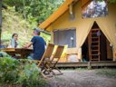 Cliquez pour découvrir toutes les photos de l'HÉBERGEMENT ! tente en toile et bois - camping Bivouac Nature photo 2