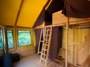 Cliquez pour découvrir toutes les photos de l'HÉBERGEMENT ! tente en toile et bois - camping Bivouac Nature photo 7