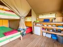 Cliquez pour découvrir toutes les photos de l'HÉBERGEMENT ! tente en toile et bois - camping Bivouac Nature photo 6