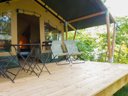 Cliquez pour découvrir toutes les photos de l'HÉBERGEMENT ! tente en toile et bois - camping Bivouac Nature photo 8