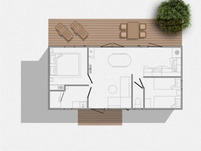 Cliquez pour découvrir toutes les photos de l'HÉBERGEMENT ! mobil-home - Sunêlia La Clémentine photo 3
