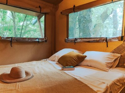 Cliquez pour découvrir toutes les photos de l'HÉBERGEMENT ! tente en toile et bois - Sunêlia La Clémentine photo 11