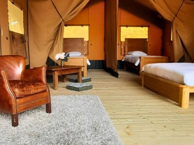 tente en toile et bois - Le Camp photo 1