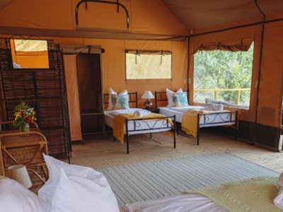 tente en toile et bois - Le Camp photo 4