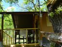 Cliquez pour découvrir toutes les photos de l'HÉBERGEMENT ! tente en toile et bois - camping Le Camp photo 3
