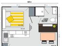 Cliquez pour découvrir toutes les photos de l'HÉBERGEMENT ! mobil-home - camping Les Amarines - Paradis photo 7