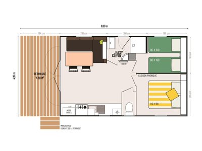 mobil-home - Flower Le Saint Michelet photo 6