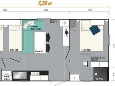 mobil-home - Flower Le Saint Michelet photo 3