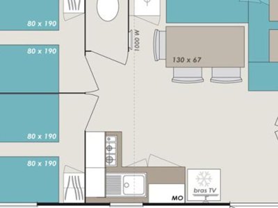 mobil-home - Flower Le Saint Michelet photo 7
