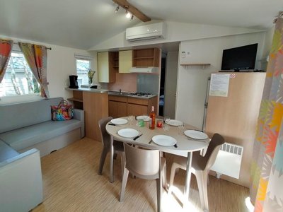 Cliquez pour découvrir toutes les photos de l'HÉBERGEMENT ! mobil-home - Beau Rivage photo 2