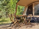 Cliquez pour découvrir toutes les photos de l'HÉBERGEMENT ! tente en toile et bois - camping Flower Les Rives De L'Aygues photo 5