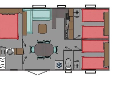 Cliquez pour découvrir toutes les photos de l'HÉBERGEMENT ! mobil-home - La Fontaine D'annibal photo 6