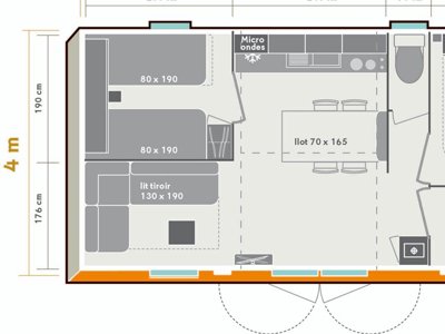 mobil-home - Les Princes D'Orange - Ciela Village photo 6