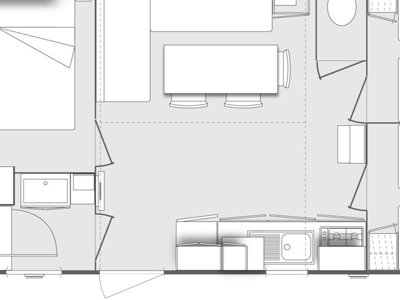 Cliquez pour découvrir toutes les photos de l'HÉBERGEMENT ! mobil-home - Les Princes D'Orange - Ciela Village photo 7