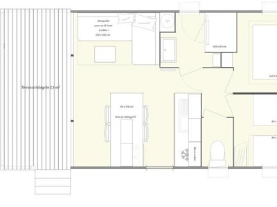 Cliquez pour découvrir toutes les photos de l'HÉBERGEMENT ! mobil-home - Flower Le Pont Du Tarn photo 7