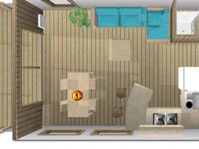 Cliquez pour découvrir toutes les photos de l'HÉBERGEMENT ! hébergement insolite - Flower Le Pont Du Tarn photo 5