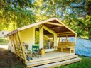 Cliquez pour découvrir toutes les photos de l'HÉBERGEMENT ! tente en toile et bois - camping Flower Le Pont Du Tarn photo 4
