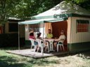 tente en toile et bois - camping Du Pré Morjal photo 7