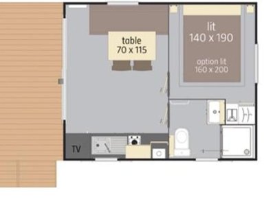 Cliquez pour découvrir toutes les photos de l'HÉBERGEMENT ! mobil-home - Bel Air photo 5