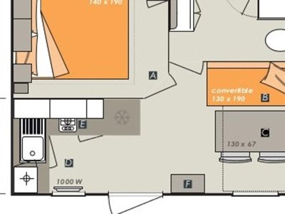 Cliquez pour découvrir toutes les photos de l'HÉBERGEMENT ! mobil-home - La Chêneraie **** photo 8