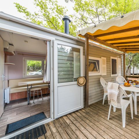 Cliquez pour découvrir toutes les photos de l'HÉBERGEMENT ! mobil-home - La Nouzarede photo 2