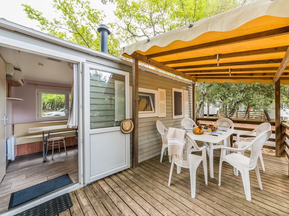 Cliquez pour découvrir toutes les photos de l'HÉBERGEMENT ! mobil-home - La Nouzarede photo 2