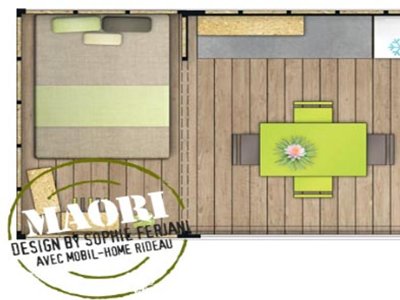 Cliquez pour découvrir toutes les photos de l'HÉBERGEMENT ! bungalow toilé - Les Châtaigniers photo 6