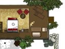 Cliquez pour découvrir toutes les photos de l'HÉBERGEMENT ! tente en toile et bois - camping Aux Lodges Du Mas De Nadal photo 5