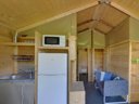 Cliquez pour découvrir toutes les photos de l'HÉBERGEMENT ! tente en toile et bois - camping Le Petit Liou - Sites Et Paysages photo 2