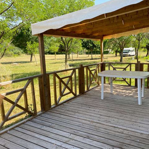 Cliquez pour découvrir toutes les photos de l'HÉBERGEMENT ! mobilhome - Le Bardou photo 2