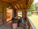 Cliquez pour découvrir toutes les photos de l'HÉBERGEMENT ! chalet - camping Champ La Chèvre photo 2