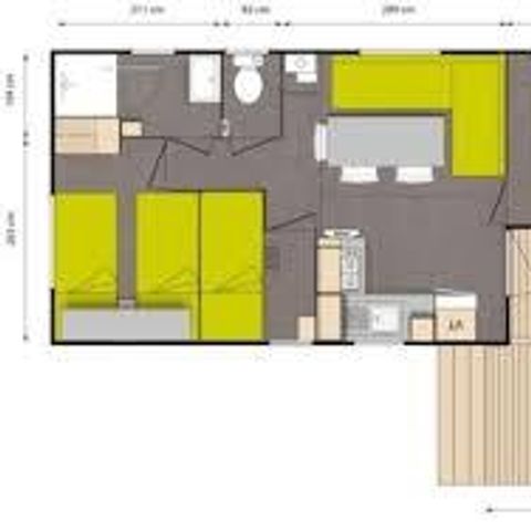 Cliquez pour découvrir toutes les photos de l'HÉBERGEMENT ! mobilhome - Le Douzou photo 3