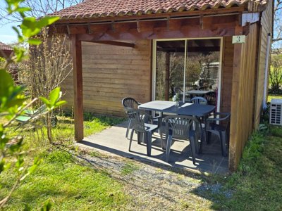 Cliquez pour découvrir toutes les photos de l'HÉBERGEMENT ! chalet - Les Chalets De La Noyeraie photo 2