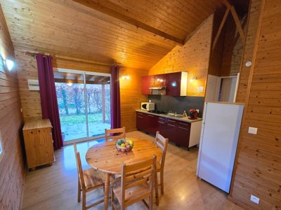 Cliquez pour découvrir toutes les photos de l'HÉBERGEMENT ! chalet - Les Chalets De La Noyeraie photo 4
