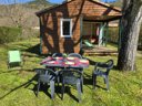 Cliquez pour découvrir toutes les photos de l'HÉBERGEMENT ! chalet - camping Les Chalets De La Noyeraie photo 1