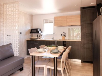 Cliquez pour découvrir toutes les photos de l'HÉBERGEMENT ! bungalow - Slow Village Séveilles photo 4