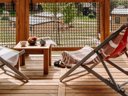 Cliquez pour découvrir toutes les photos de l'HÉBERGEMENT ! chalet - camping Slow Village Séveilles photo 7