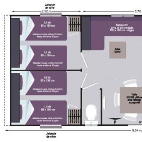 Cliquez pour découvrir toutes les photos de l'HÉBERGEMENT ! mobilhome - De L'Obiou photo 3