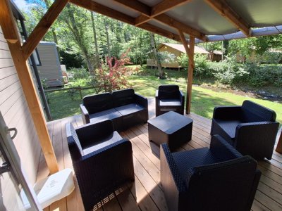 Cliquez pour découvrir toutes les photos de l'HÉBERGEMENT ! mobil-home - Au Valbonheur photo 4