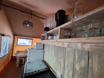 tente en toile et bois - Au Valbonheur photo 2
