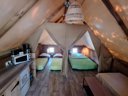 Cliquez pour découvrir toutes les photos de l'HÉBERGEMENT ! tente en toile et bois - camping Valbonheur photo 4