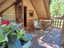 Cliquez pour découvrir toutes les photos de l'HÉBERGEMENT ! tente en toile et bois - camping Valbonheur photo 7