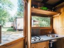 Cliquez pour découvrir toutes les photos de l'HÉBERGEMENT ! tente en toile et bois - camping Valbonheur photo 2