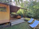 tente en toile et bois - camping Au Valbonheur photo 9