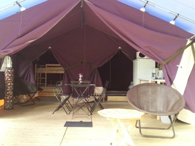 Cliquez pour découvrir toutes les photos de l'HÉBERGEMENT ! tente - Flower Le Belvédère photo 12
