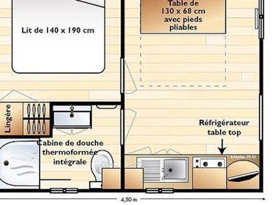 Cliquez pour découvrir toutes les photos de l'HÉBERGEMENT ! mobil-home - Brin D'amour photo 6