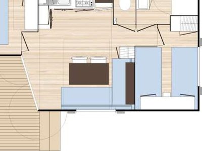 Cliquez pour découvrir toutes les photos de l'HÉBERGEMENT ! mobil-home - La Fage photo 3