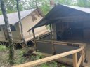 tente en toile et bois - camping La Fage photo 2