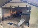 tente en toile et bois - camping La Fage photo 7